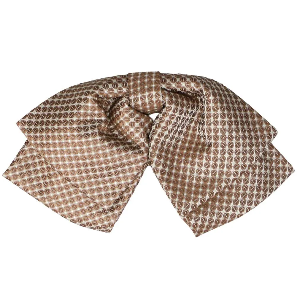Light Brown Henry Grain Pattern Floppy Bow Tie sold by TieMart