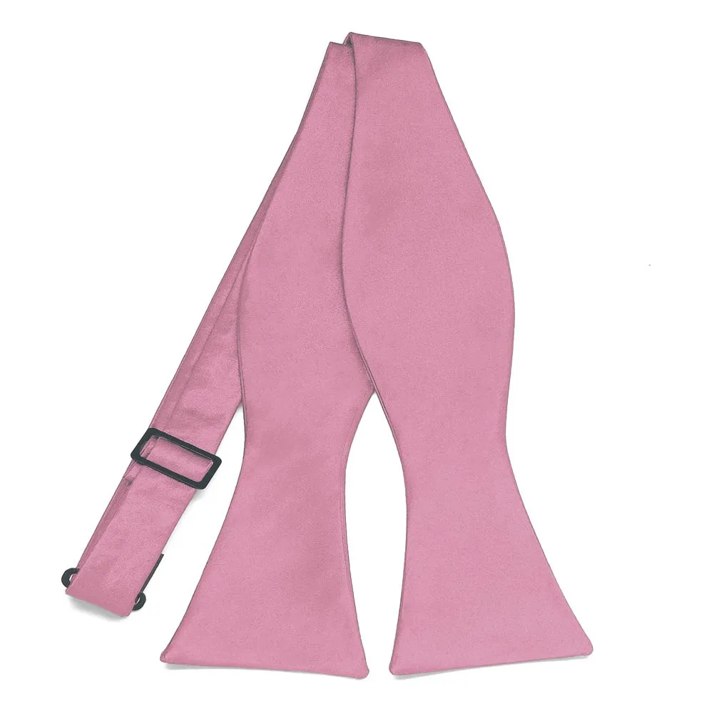 Antique Pink Self-Tie Bow Tie sold by TieMart