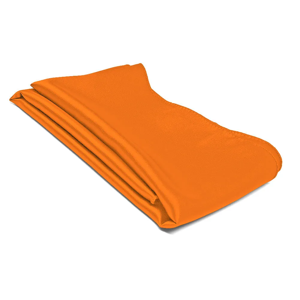 Pumpkin Orange Solid Color Scarf sold by TieMart