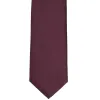 Wine Premium Solid Color Necktie sold by TieMart