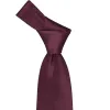 Wine Premium Solid Color Necktie sold by TieMart