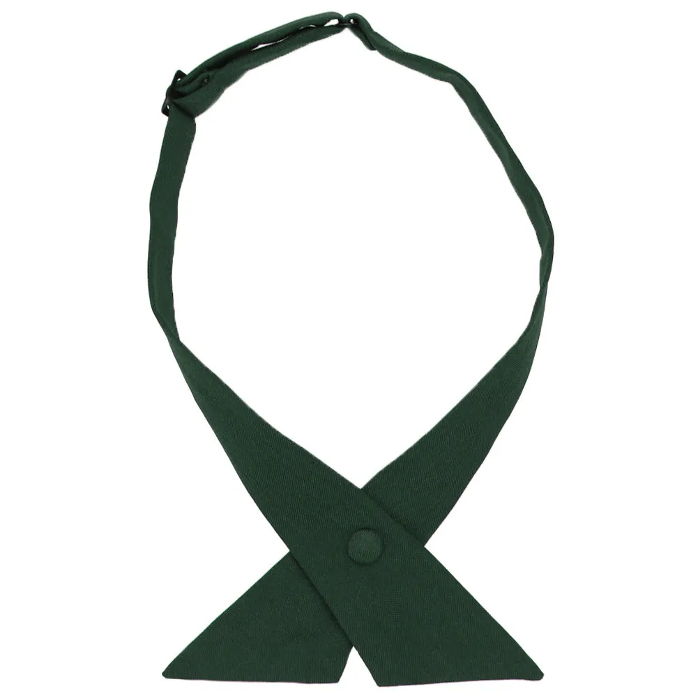 Hunter Green Crossover Uniform Tie sold by TieMart