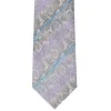Silver Alden Paisley Necktie sold by TieMart