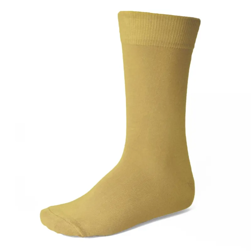 Men's Pale Gold Socks sold by TieMart