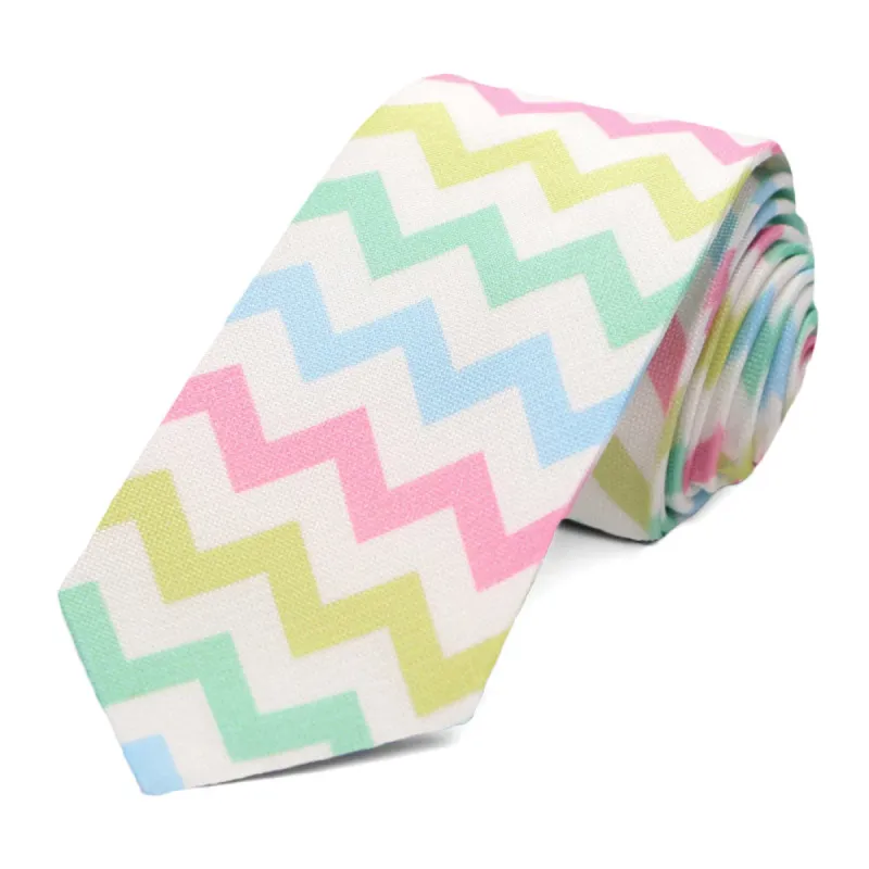 Easter Egg Slim Necktie, 2.5" Width sold by TieMart
