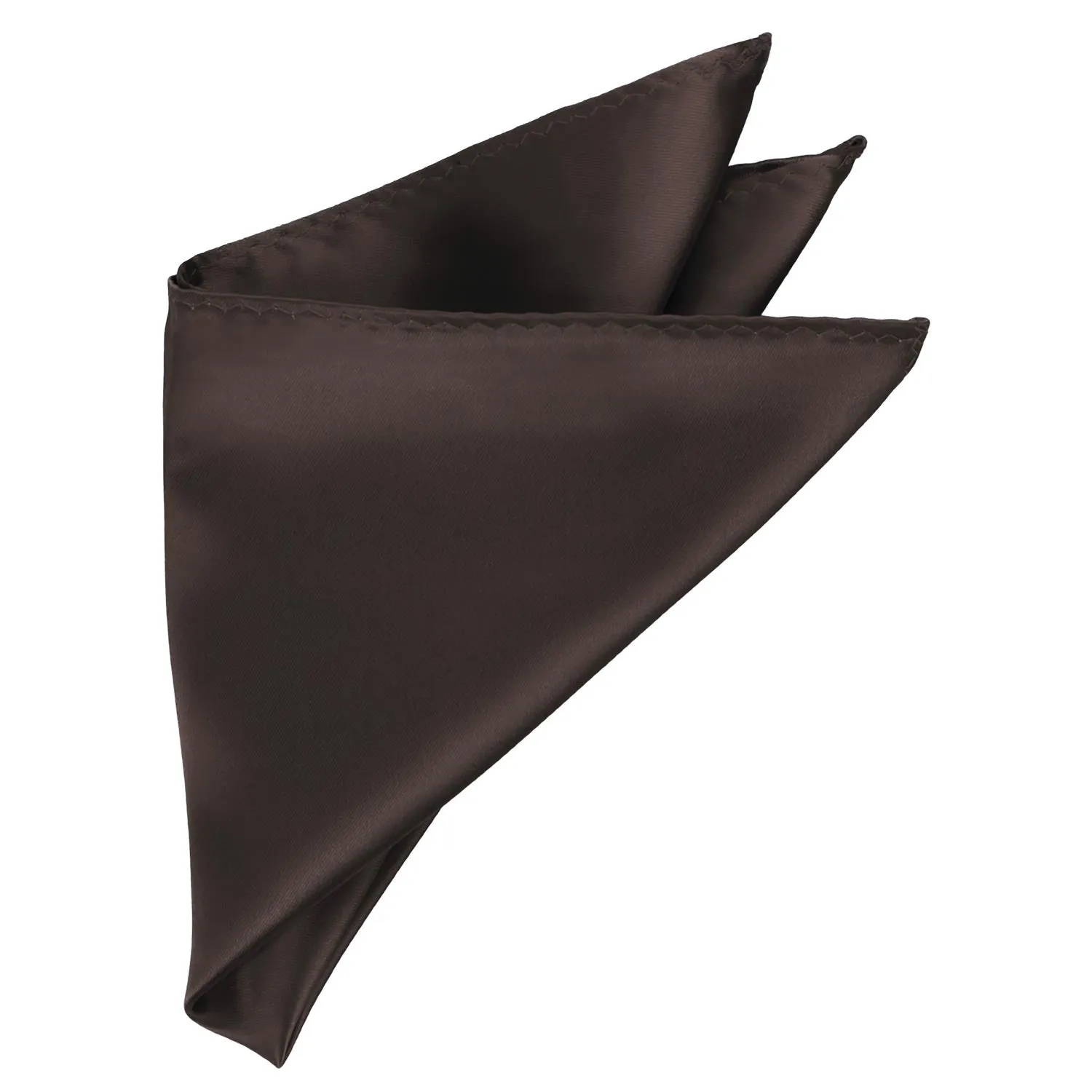 Truffle Brown Premium Pocket Square sold by TieMart product image thumbnail 3
