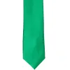 Green Slim Solid Color Necktie, 2.5" Width sold by TieMart