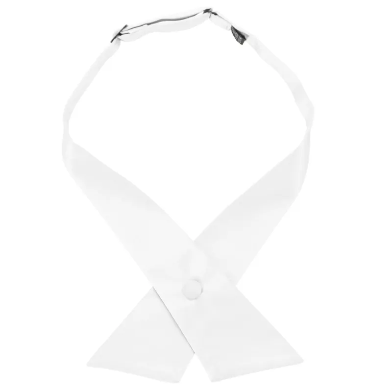 White Crossover Tie sold by TieMart