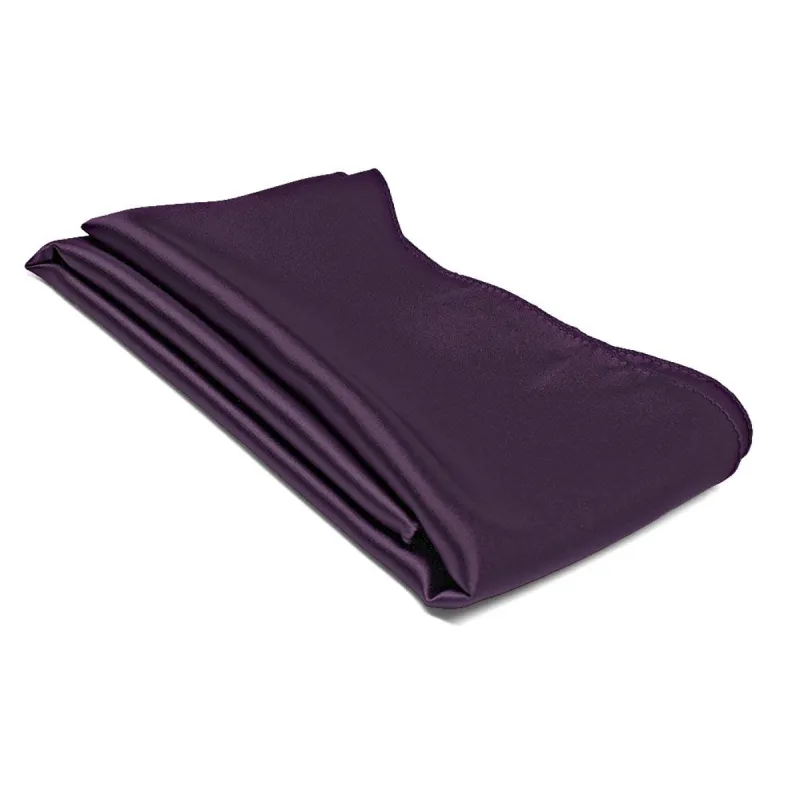 Eggplant Purple Solid Color Scarf sold by TieMart