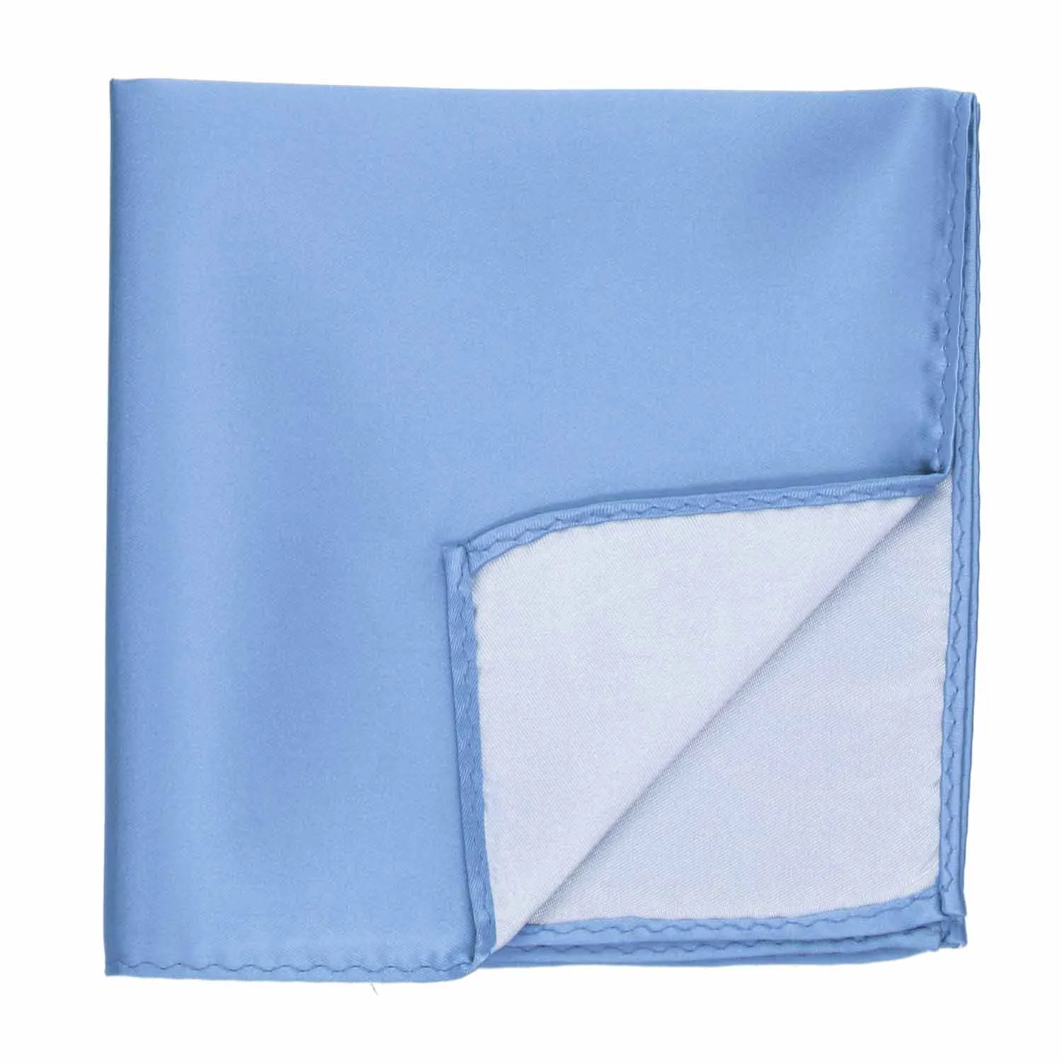 Cornflower Premium Pocket Square sold by TieMart product image thumbnail 2