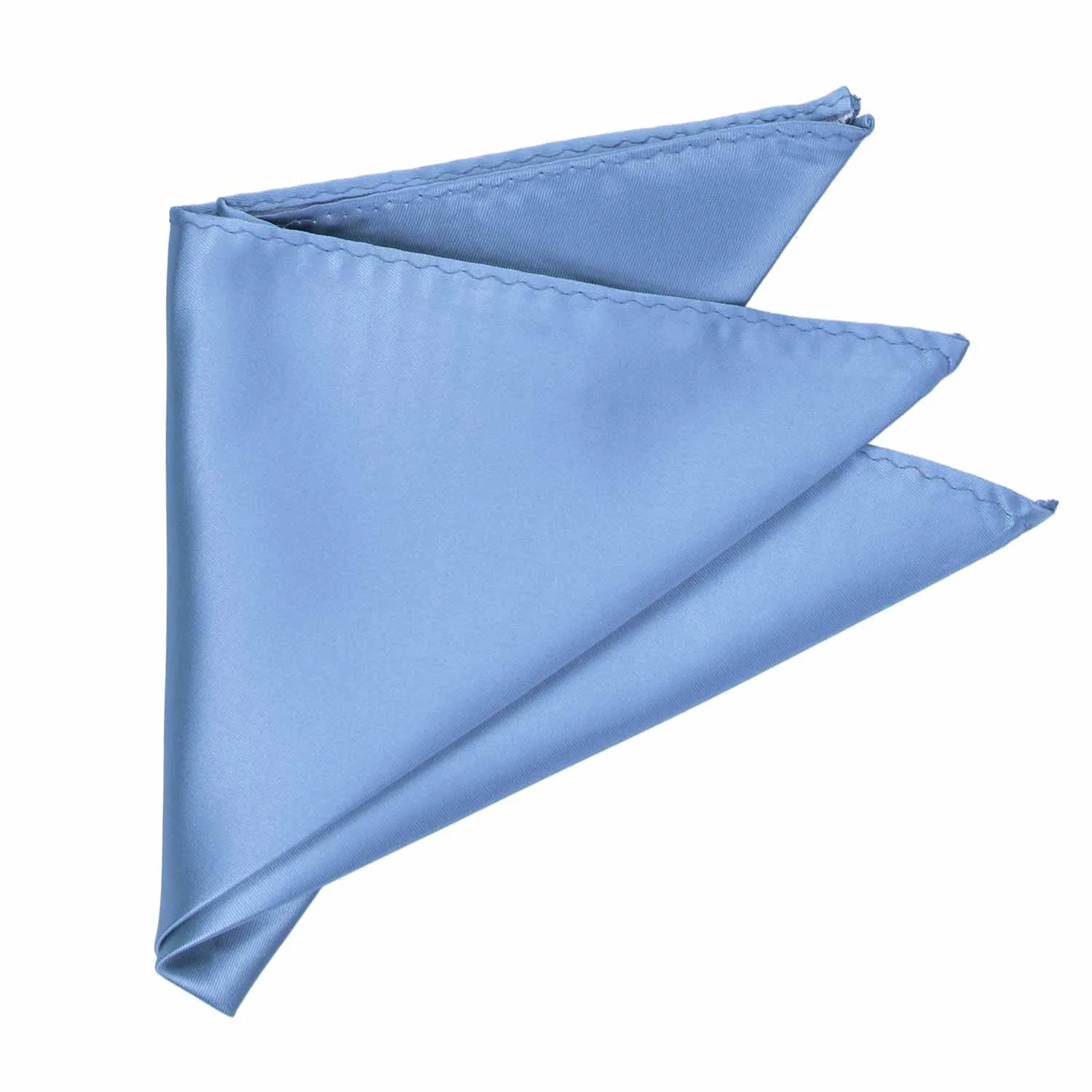 Cornflower Premium Pocket Square sold by TieMart product image thumbnail 3