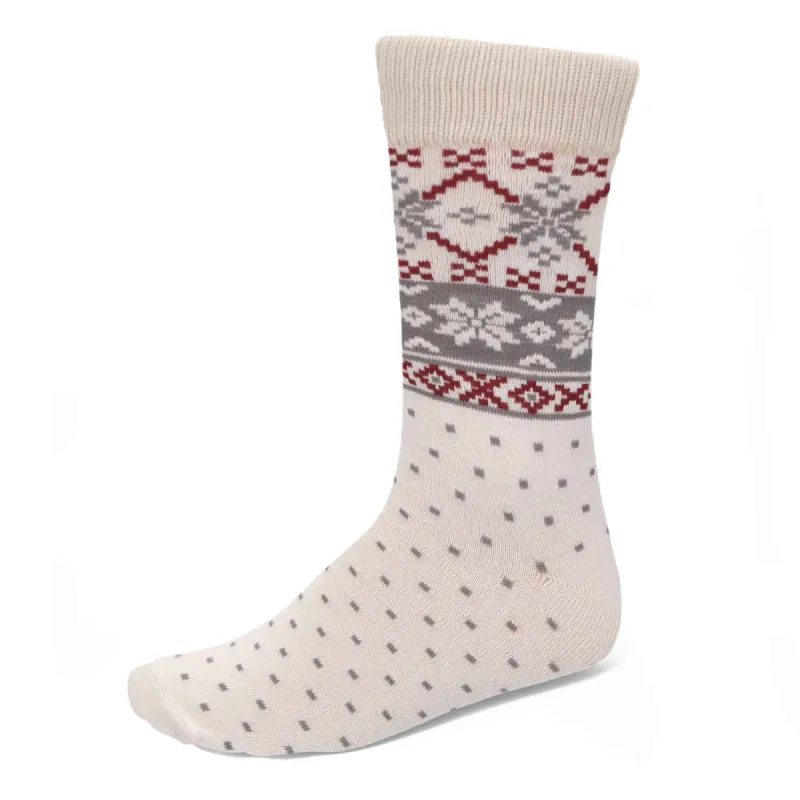 Men's Fair Isle Dotted Socks sold by TieMart