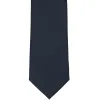 Dark Navy Blue Solid Color Necktie sold by TieMart
