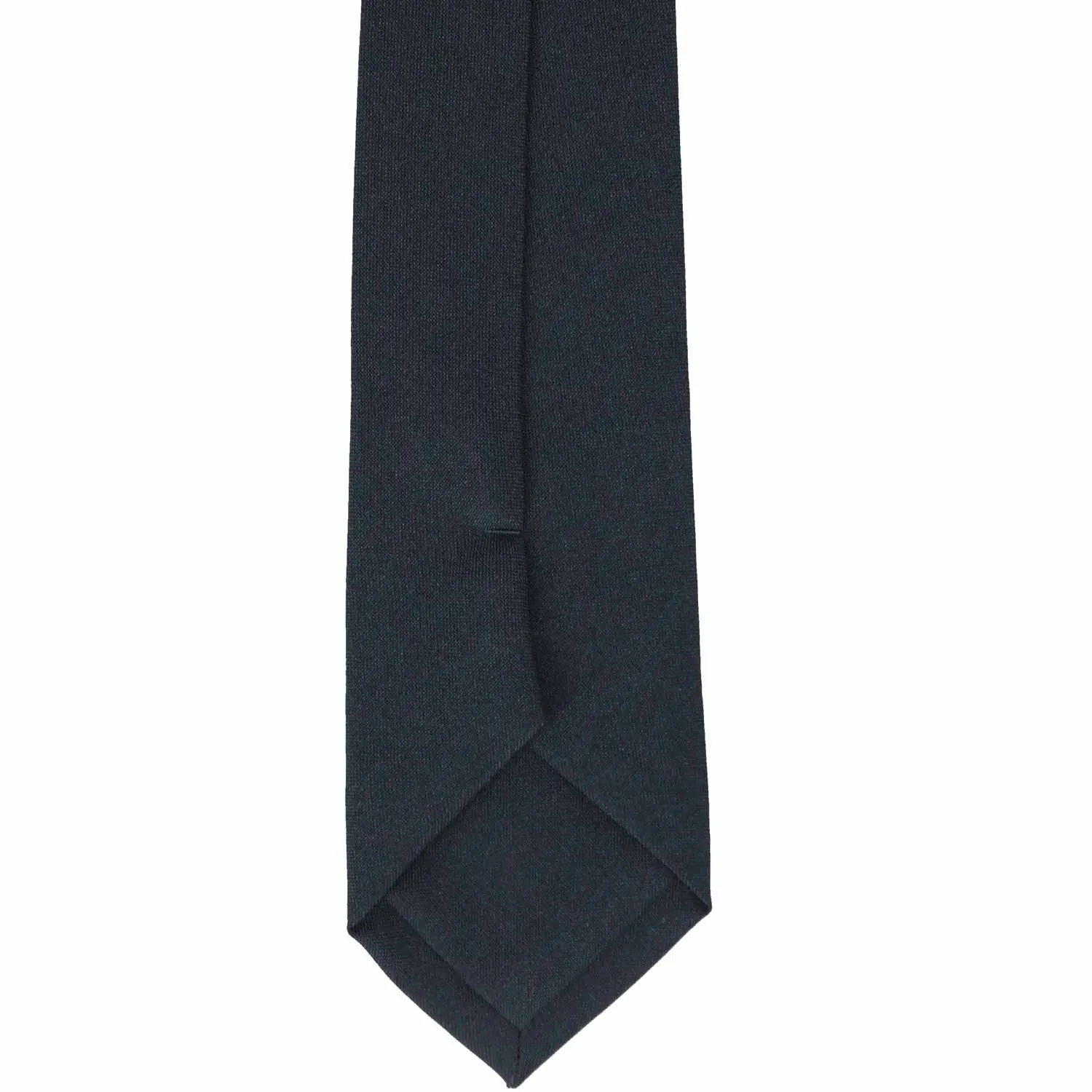 Dark Navy Blue Zipper Uniform Tie sold by TieMart product image thumbnail 3