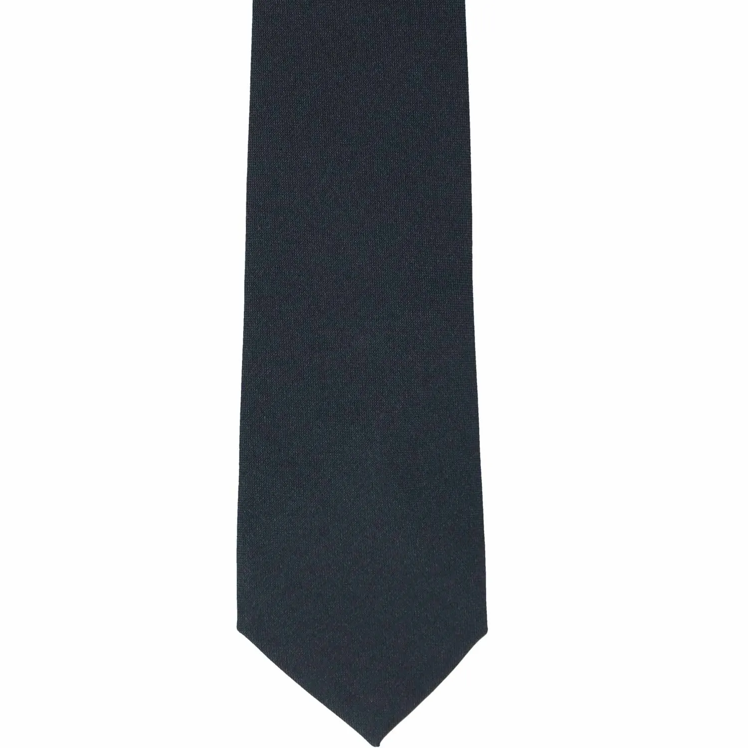 Dark Navy Blue Zipper Uniform Tie sold by TieMart product image thumbnail 2