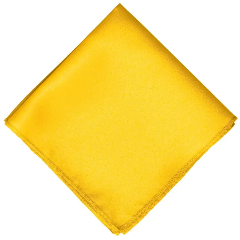 Bumblebee Yellow Pocket Square sold by TieMart