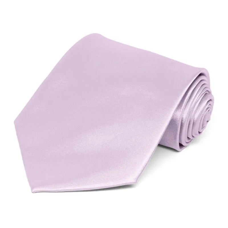 Lavender Frost Solid Color Necktie sold by TieMart