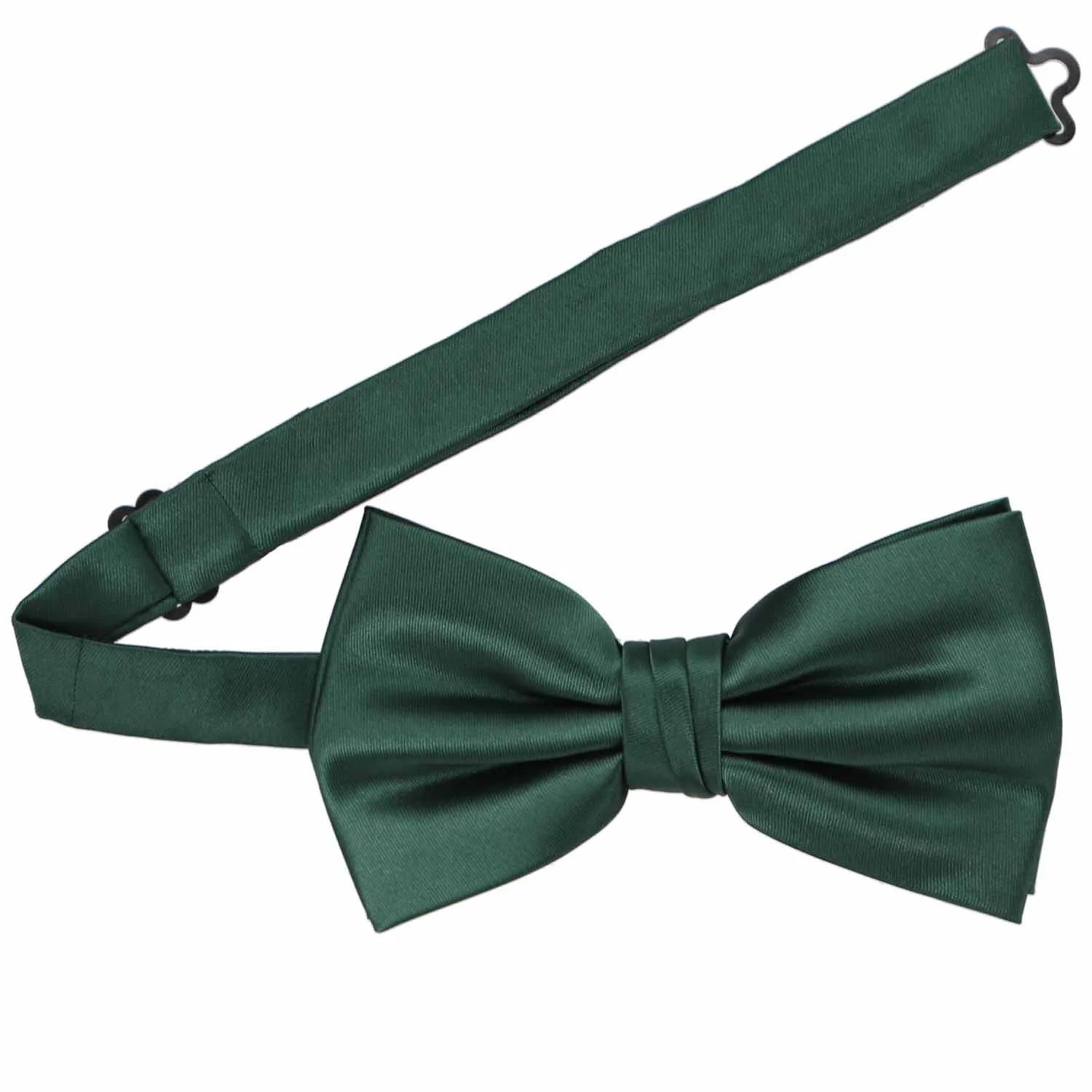 Hunter Green Premium Bow Tie sold by TieMart product image thumbnail 3