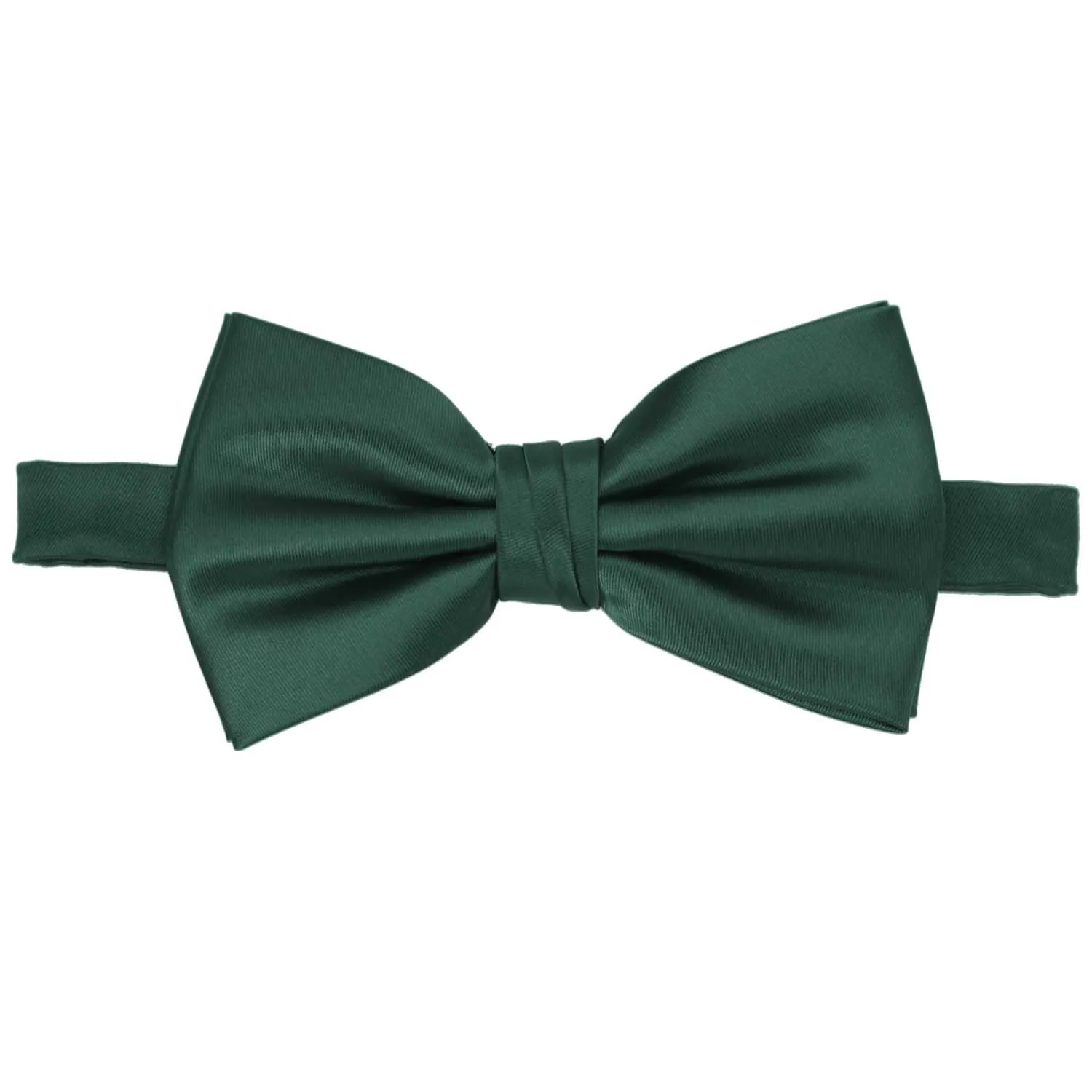 Hunter Green Premium Bow Tie sold by TieMart product image thumbnail 2