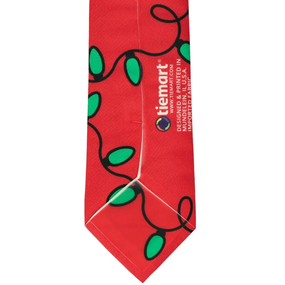 Christmas Lights Necktie sold by TieMart product image thumbnail 3