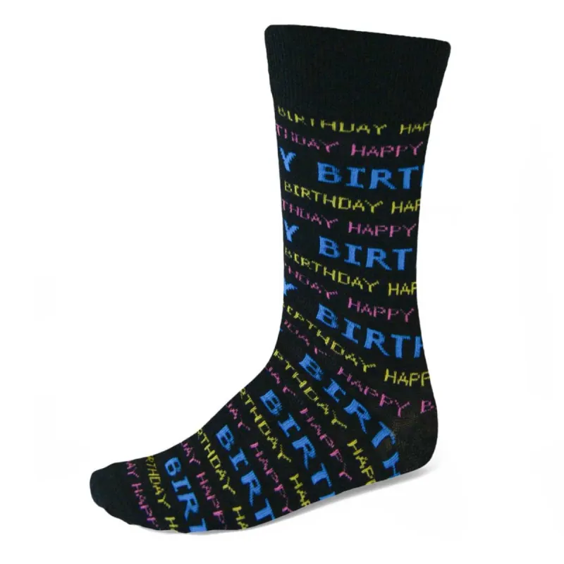 Men's Happy Birthday Socks sold by TieMart
