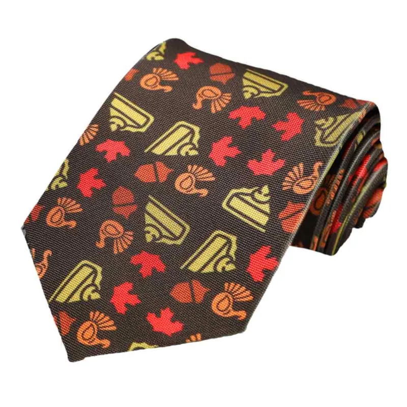Thanksgiving Extra Long Necktie sold by TieMart