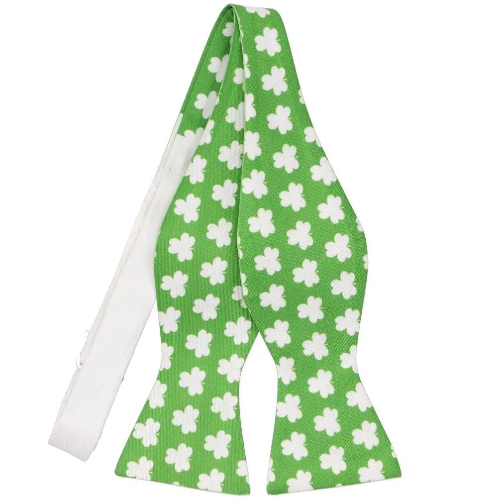 Lucky St. Patrick's Day Self-Tie Bow Tie sold by TieMart product image thumbnail 2