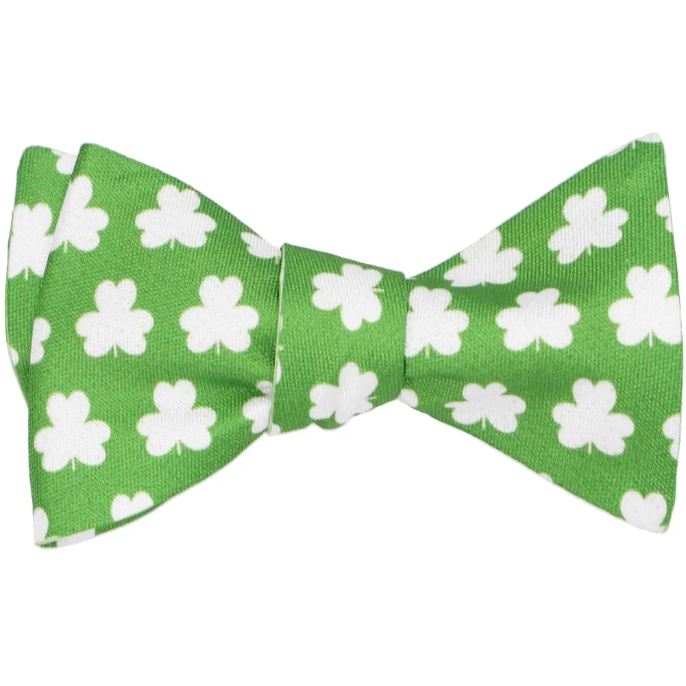 Lucky St. Patrick's Day Self-Tie Bow Tie sold by TieMart