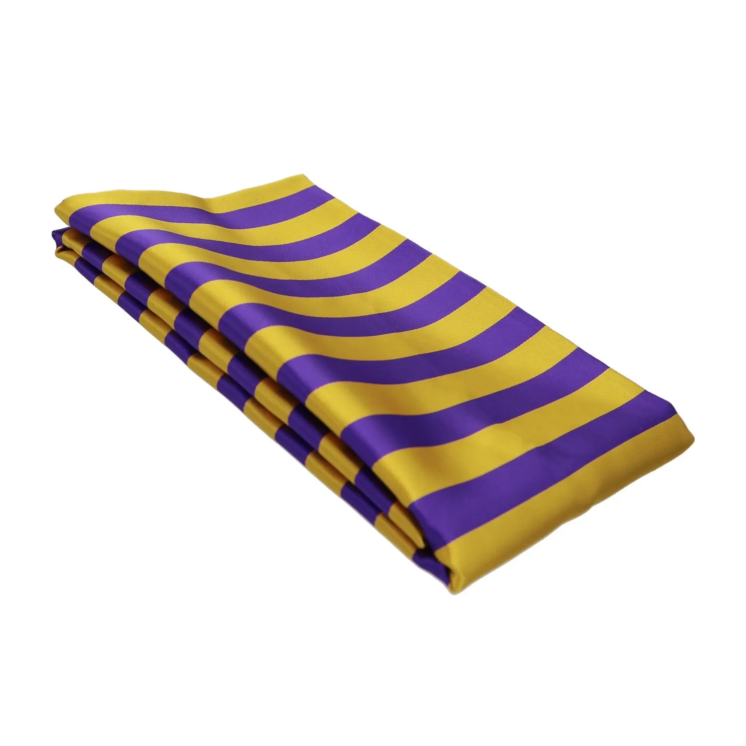 Dark Purple and Gold Striped Scarf sold by TieMart product image thumbnail 2
