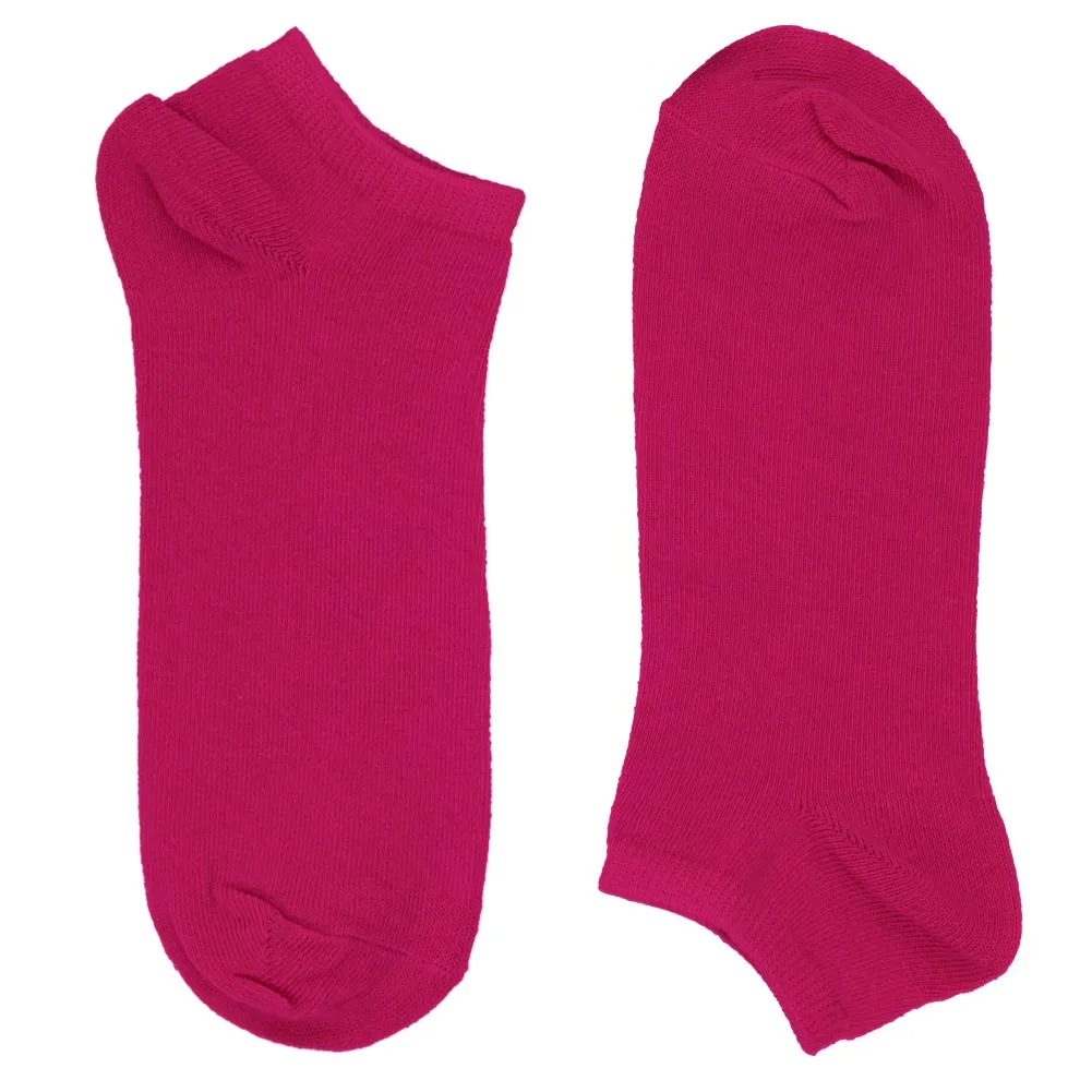 Men's Fuchsia Ankle Socks sold by TieMart product image thumbnail 2