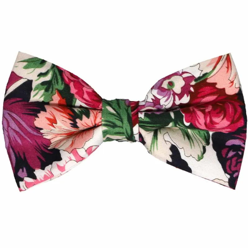 Kingsburg Peony Floral Bow Tie sold by TieMart