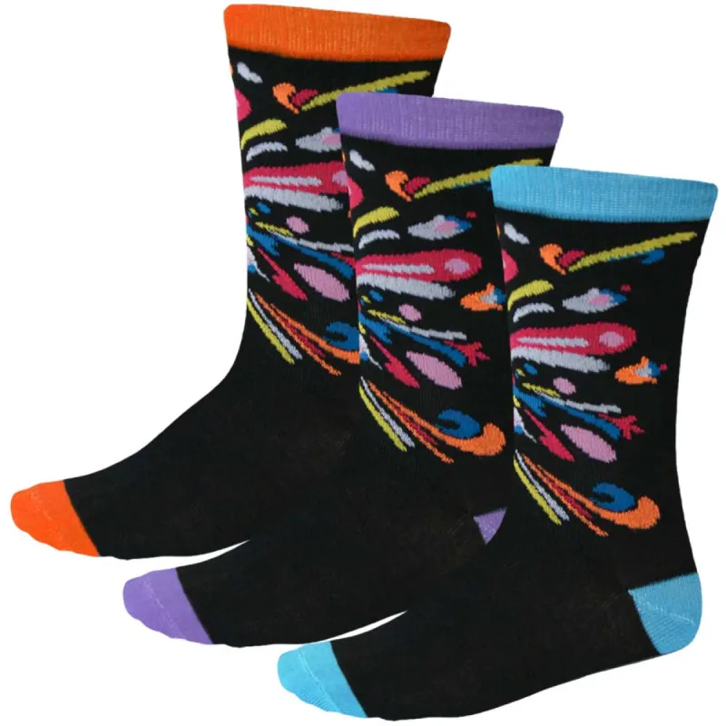 Women's Dazzling Paisley Socks, 3-Pack sold by TieMart