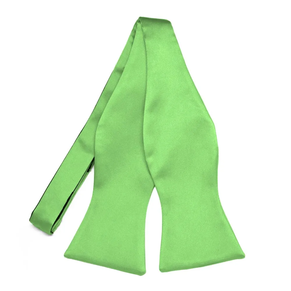 Spring Green Premium Self-Tie Bow Tie sold by TieMart