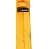 Golden Yellow Slim Solid Color Necktie, 2.5" Width sold by TieMart