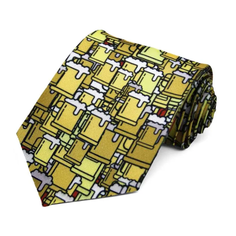 Beer Mug Necktie sold by TieMart