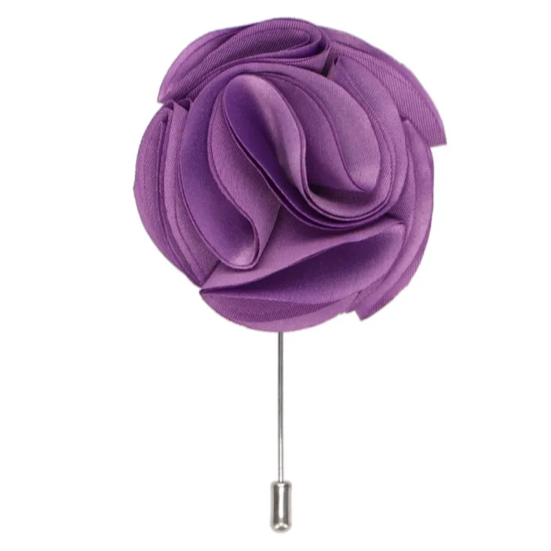 Wisteria Purple Flower Lapel Pin sold by TieMart