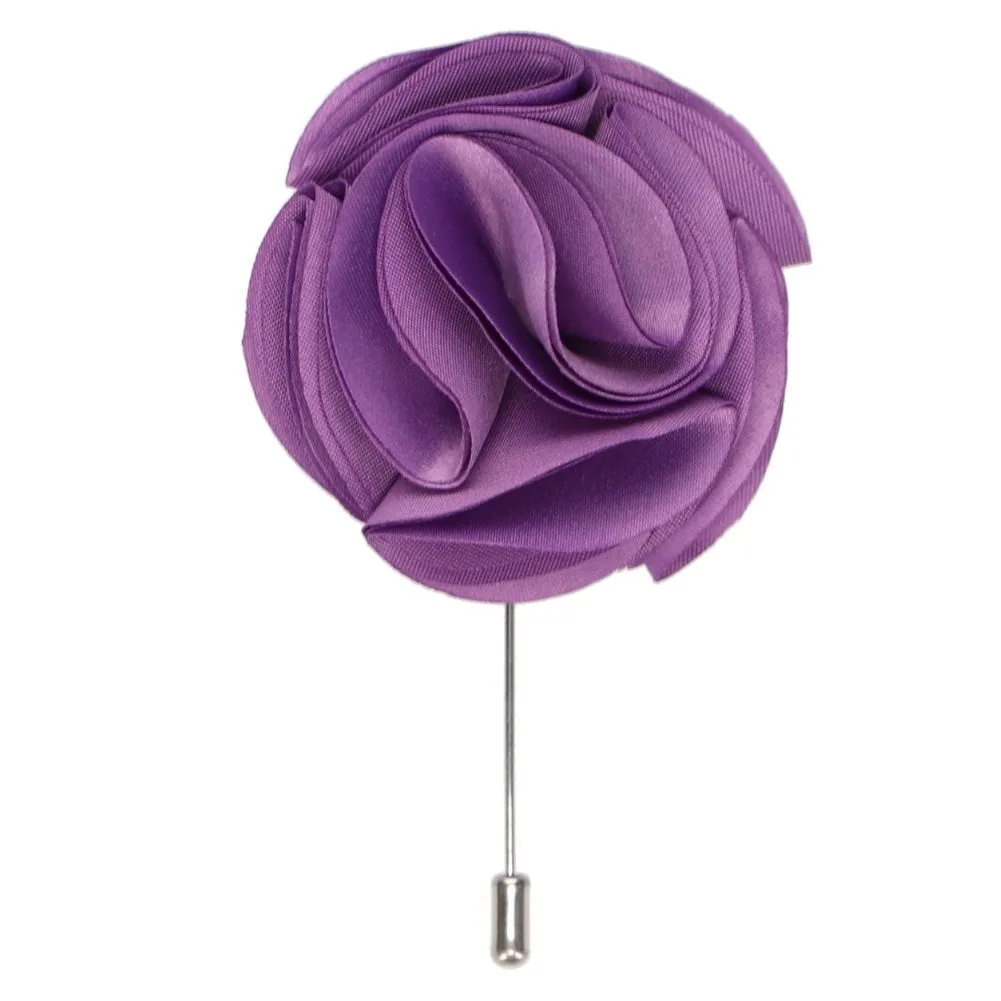 Wisteria Purple Flower Lapel Pin sold by TieMart