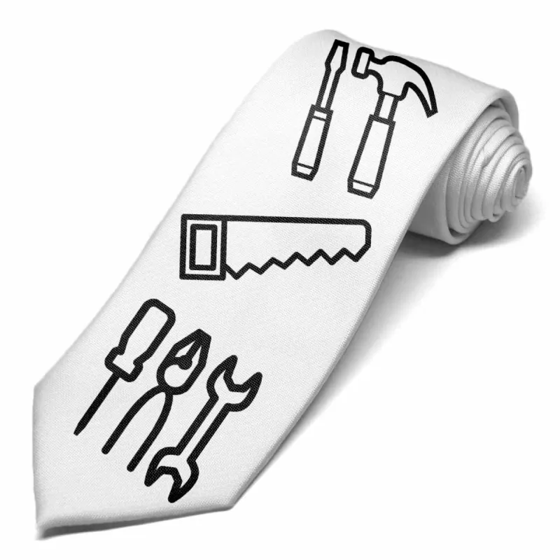 Tools Coloring Book Necktie sold by TieMart