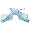 Pale Blue Clip-On Bow Tie sold by TieMart