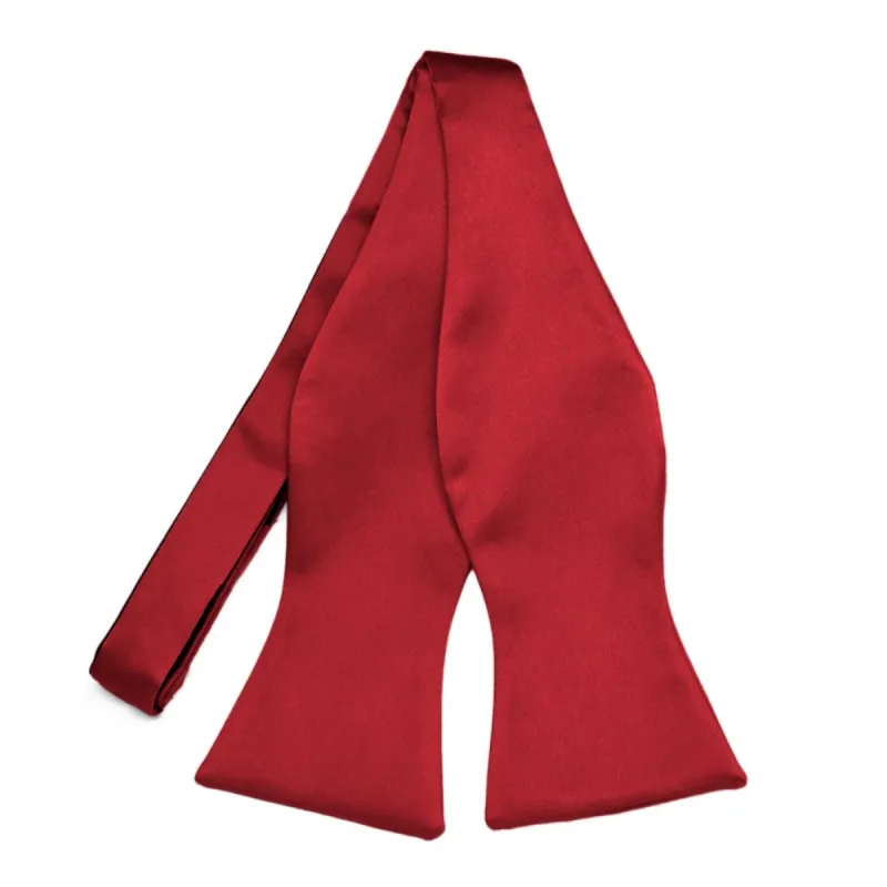 Red Premium Self-Tie Bow Tie sold by TieMart