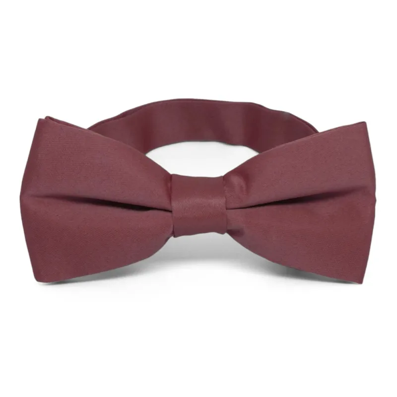 Merlot Band Collar Bow Tie sold by TieMart