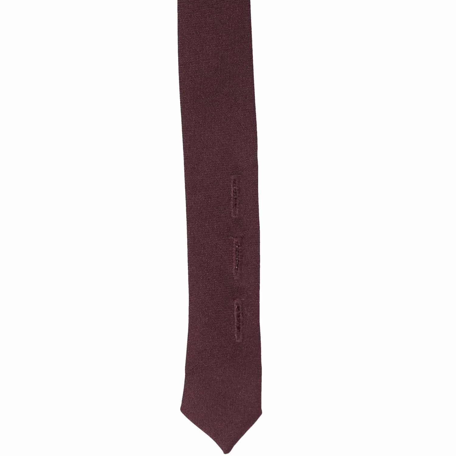 Maroon Clip-On Uniform Tie sold by TieMart product image thumbnail 5