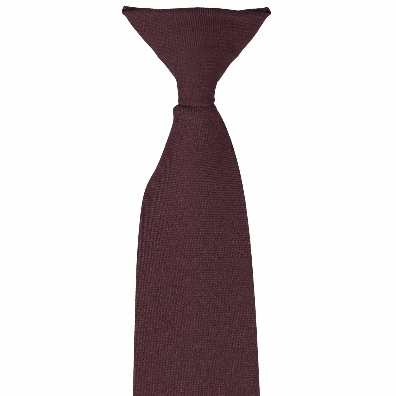 Maroon Clip-On Uniform Tie sold by TieMart product image thumbnail 2