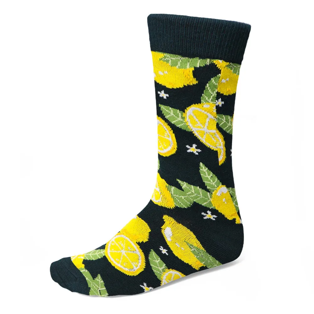 Men's Lemon Socks sold by TieMart