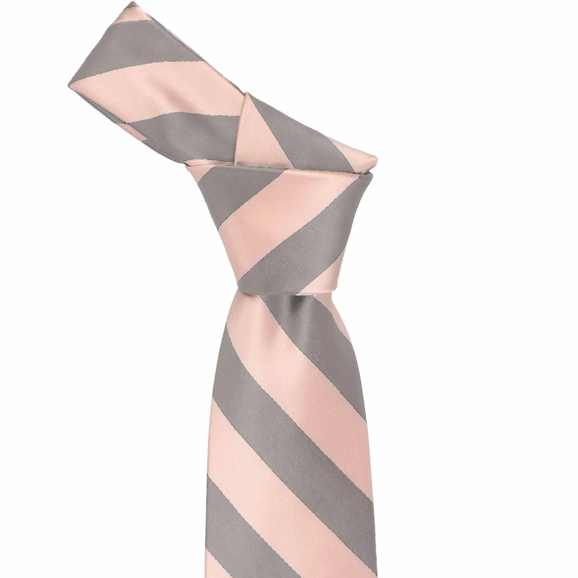 Petal and Portobello Striped Tie sold by TieMart product image thumbnail 2