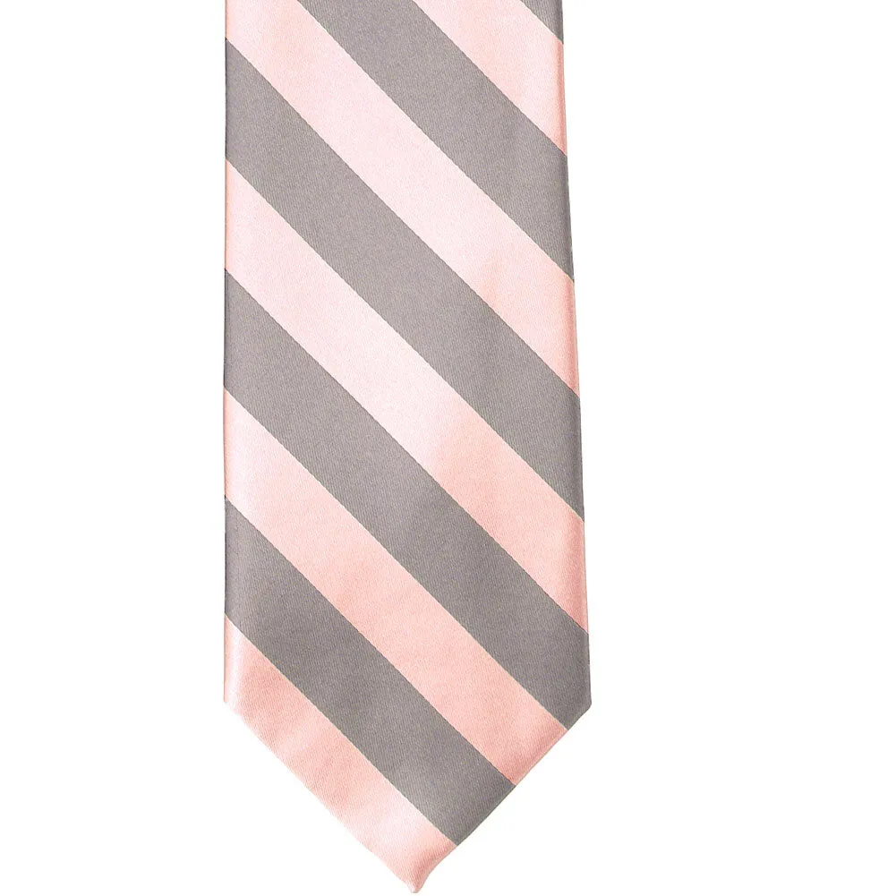 Petal and Portobello Striped Tie sold by TieMart product image thumbnail 3