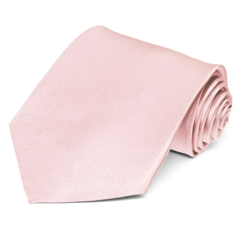 Pastel Pink Silk Necktie sold by TieMart