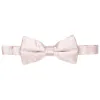 Tea Rose Pink Band Collar Bow Tie sold by TieMart