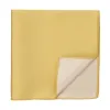 Pale Gold Herringbone Silk Pocket Square sold by TieMart