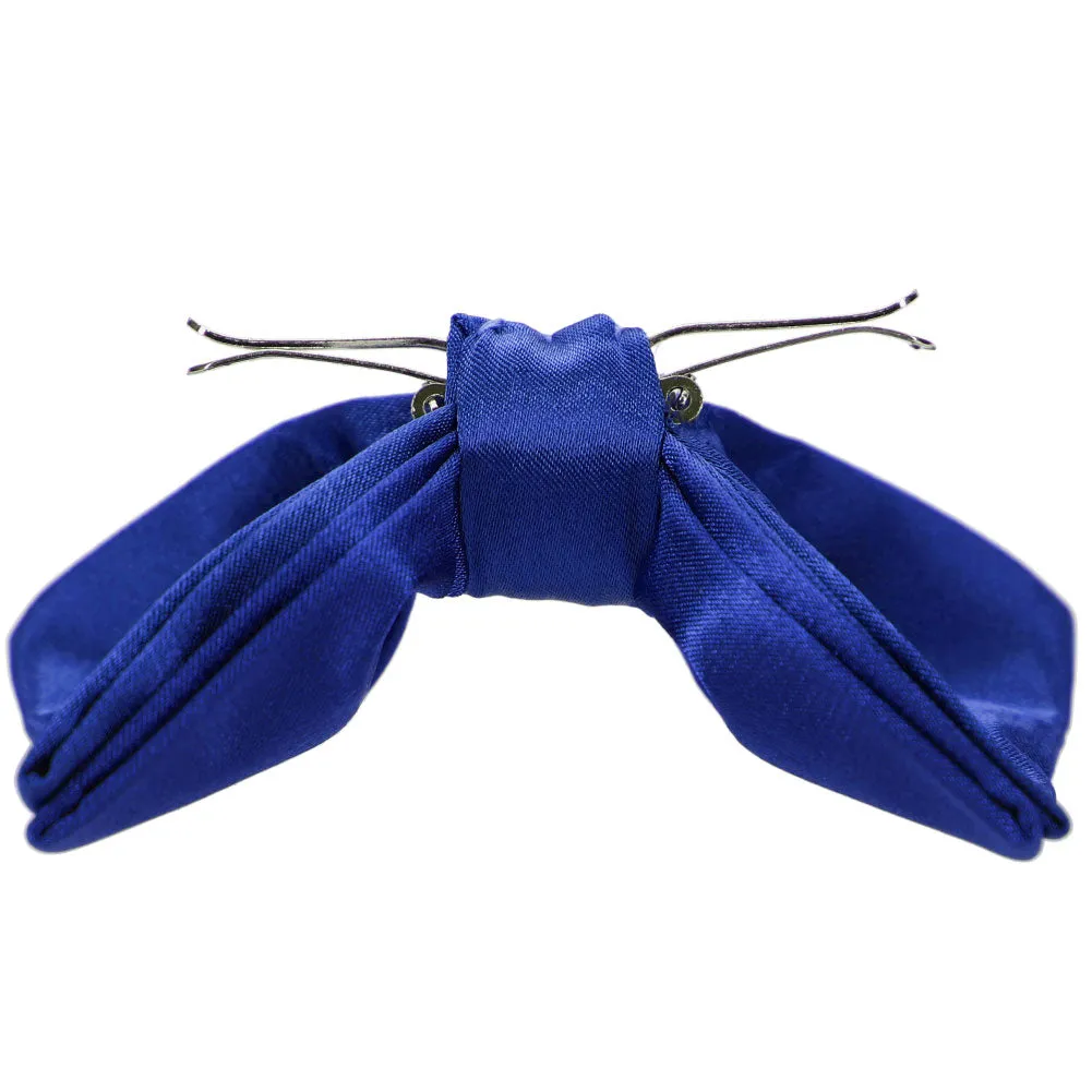 Sapphire Blue Clip-On Bow Tie sold by TieMart product image thumbnail 2